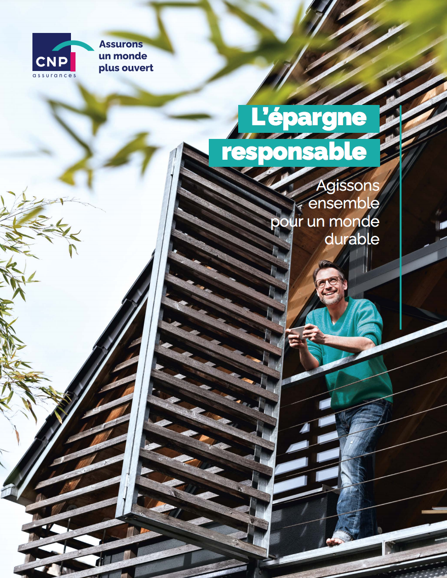 Couverture du document de CNP Assurances sur l'épargne responsable en 2021