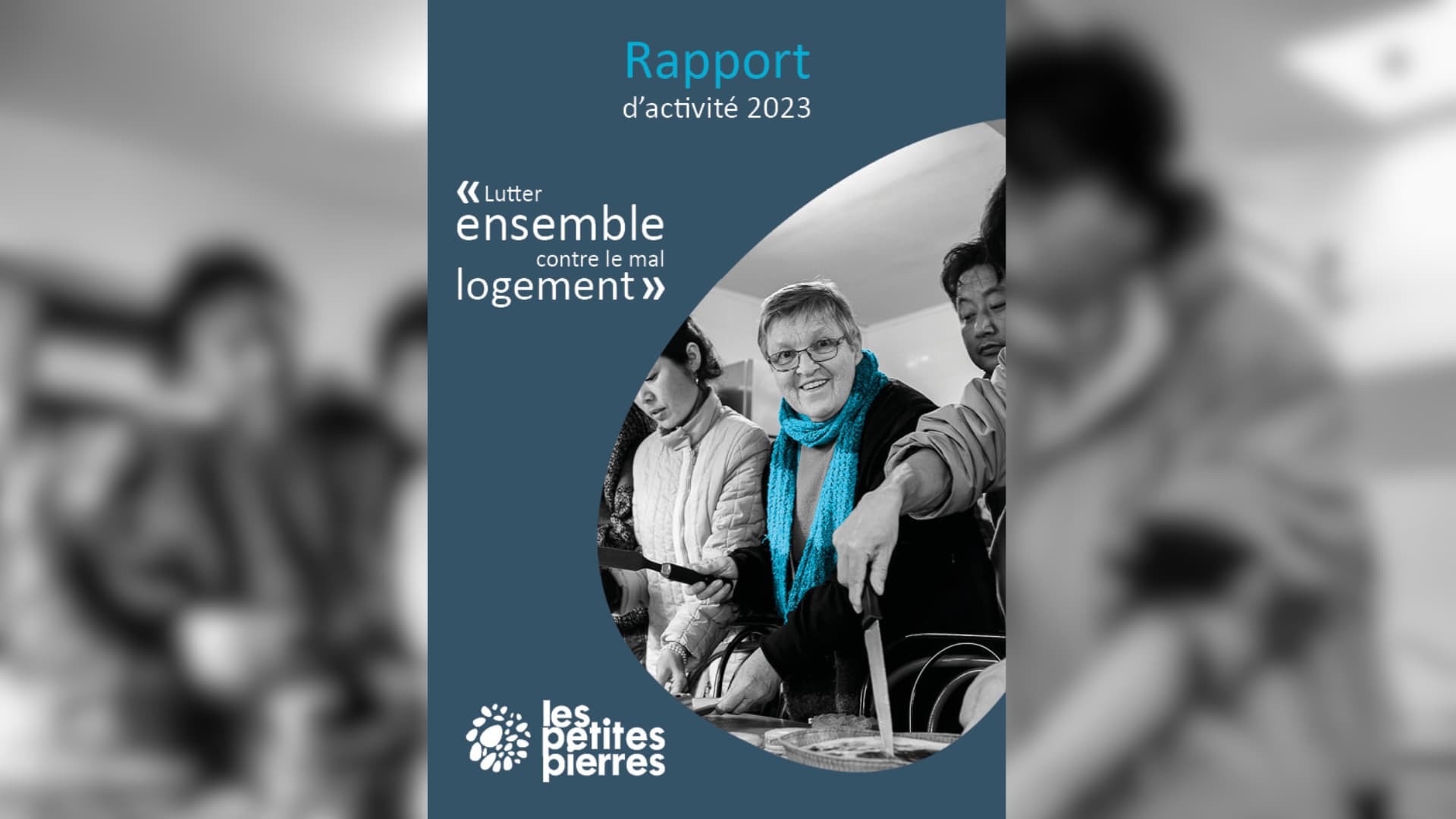 Couverture rapport d'activité Les Petites Pierres 2023