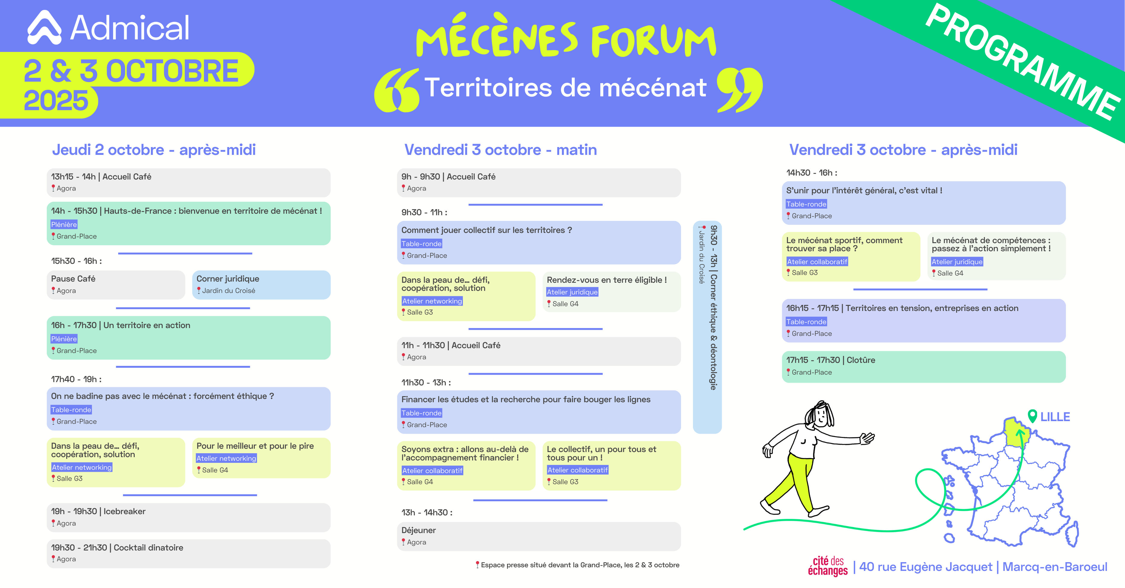 Mécènes Forum 2025 | Le Programme