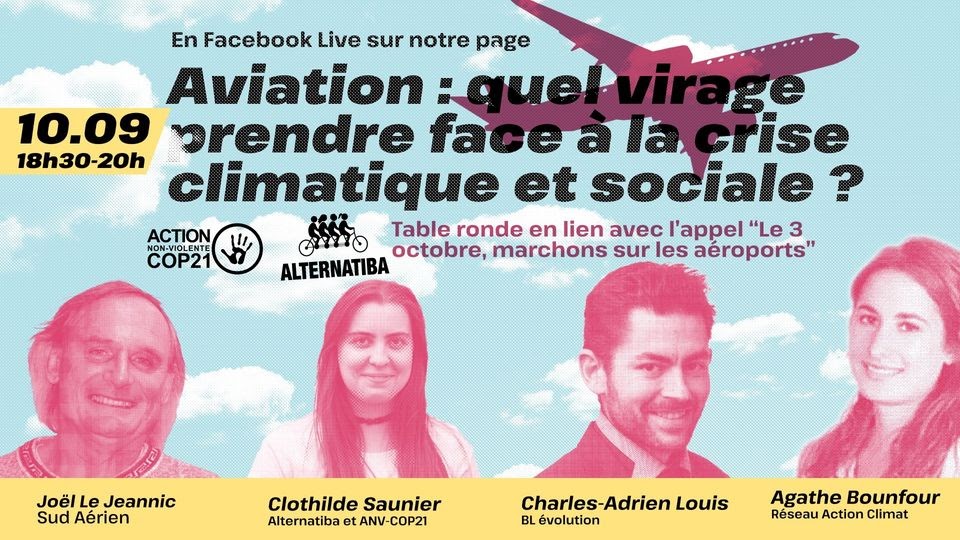 Table ronde "Aviation : quel virage face à la crise climatique ?"