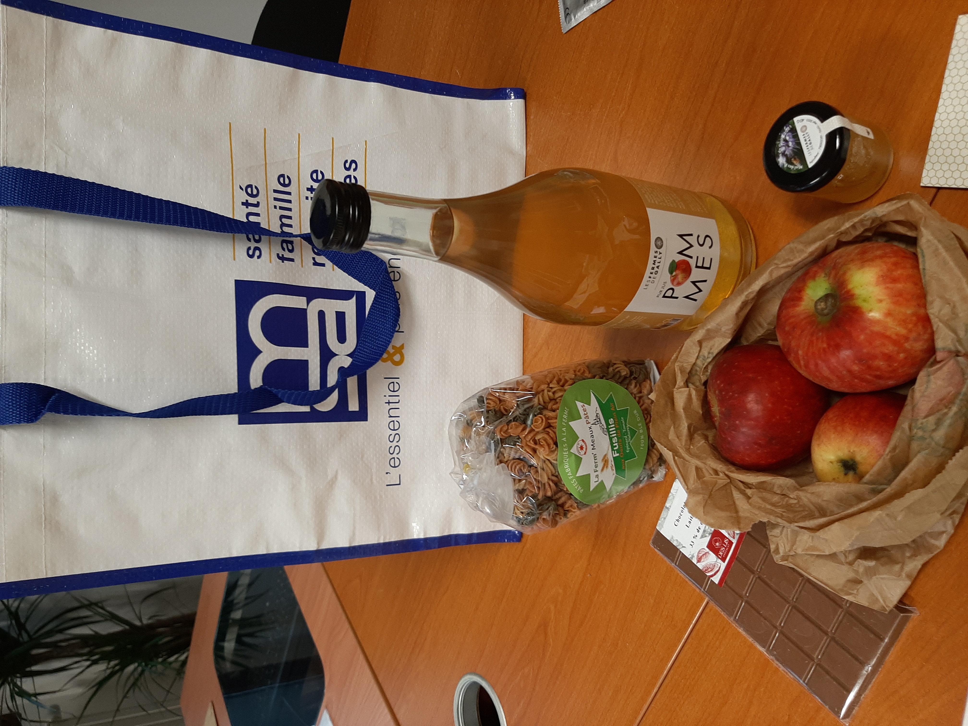 Contenu des sacs solidaires 