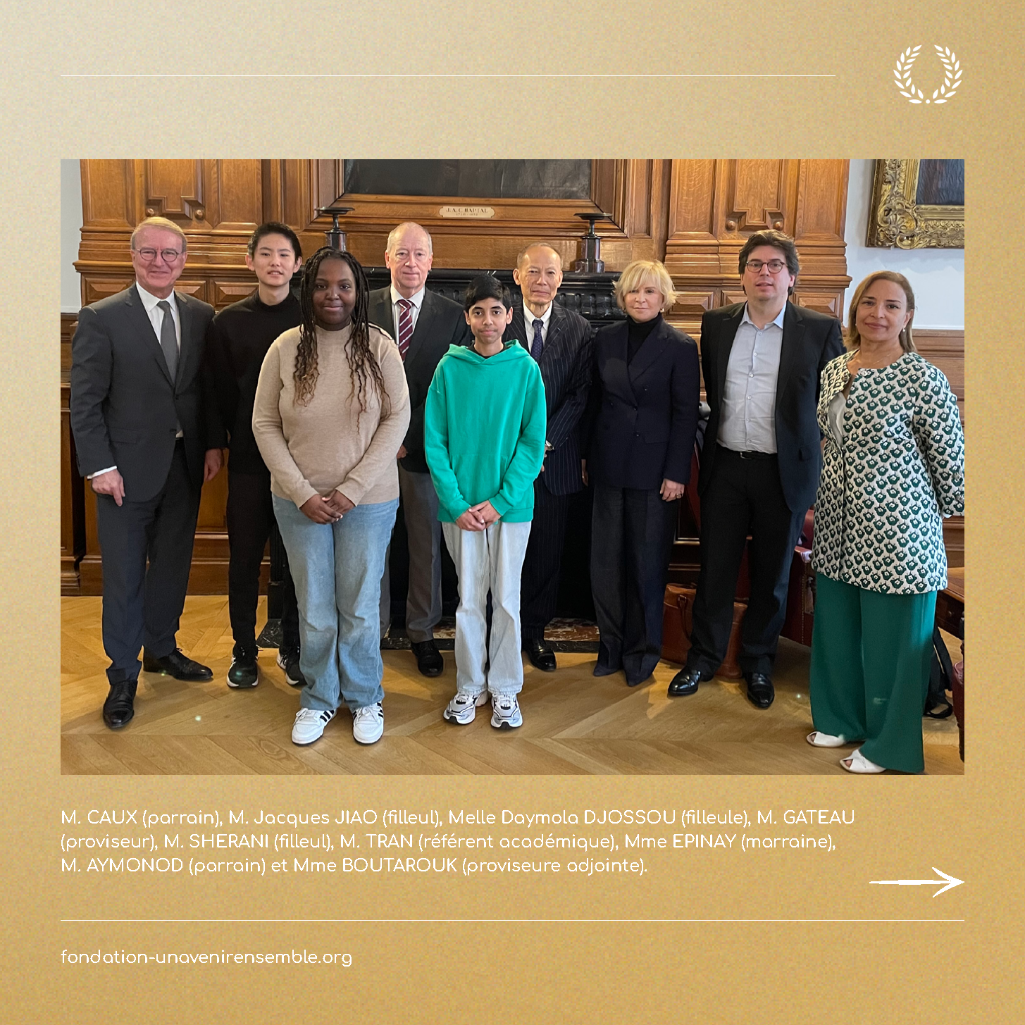 Fondation Un Avenir Ensemble - signatures