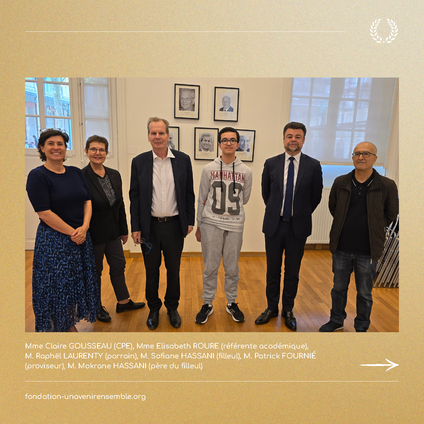 Fondation Un Avenir Ensemble - signatures