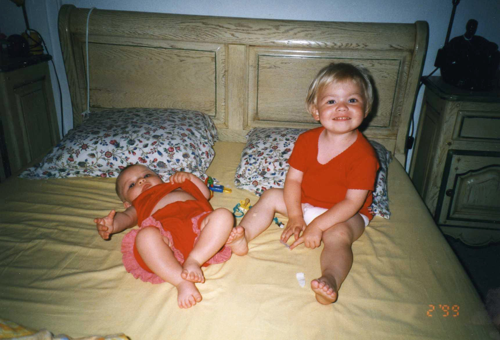 Julia et sa petite sœur Charlotte