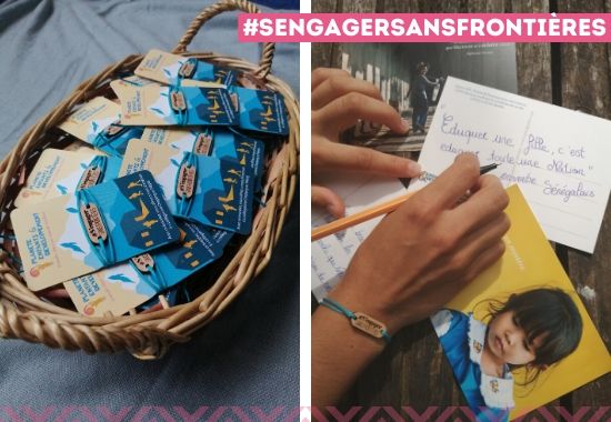Bracelet #SengagerSansFrontières pour soutenir l'éducation des filles au Népal