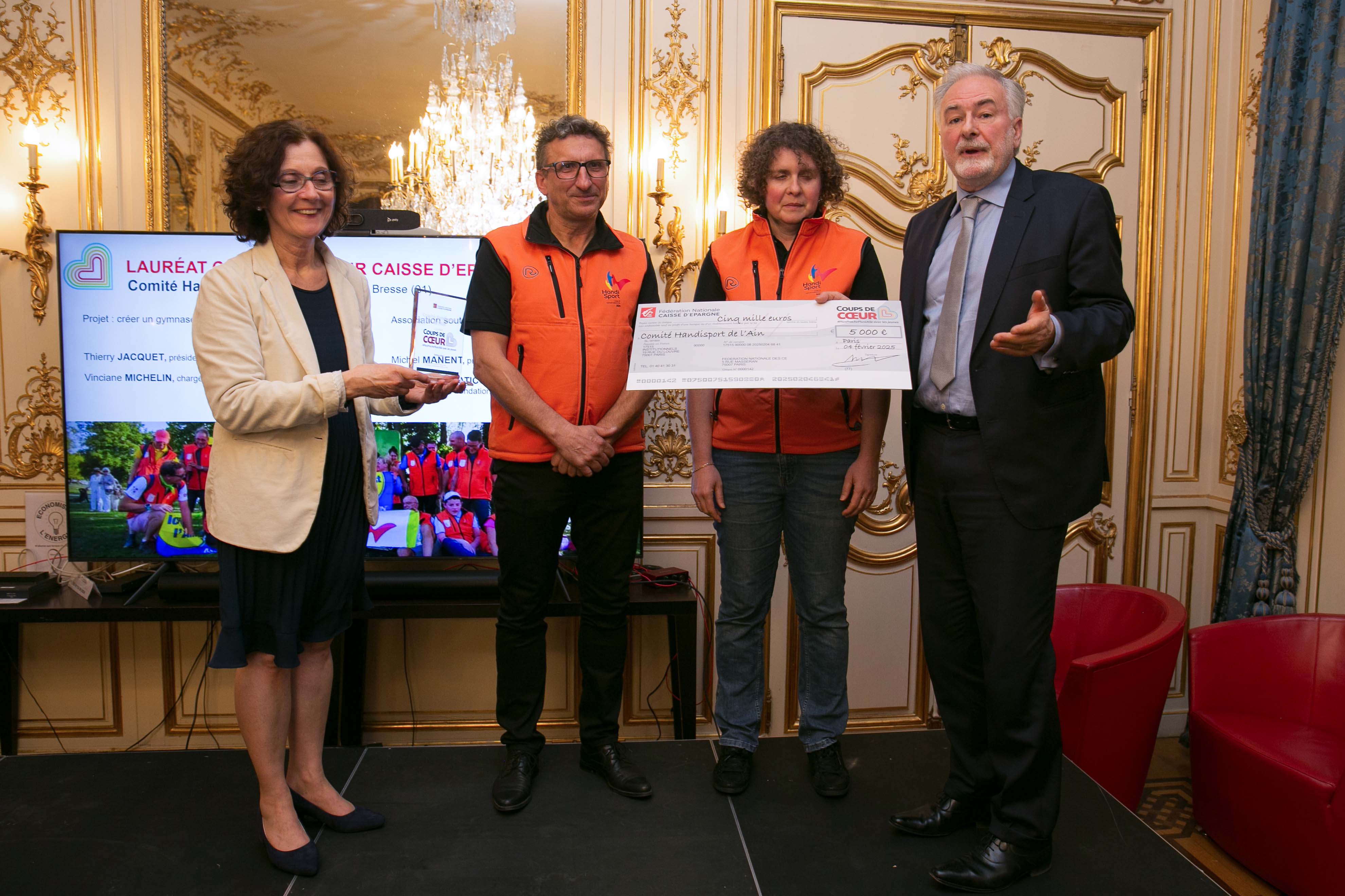 Remise du prix Coups de cœur Caisse d'Epargne