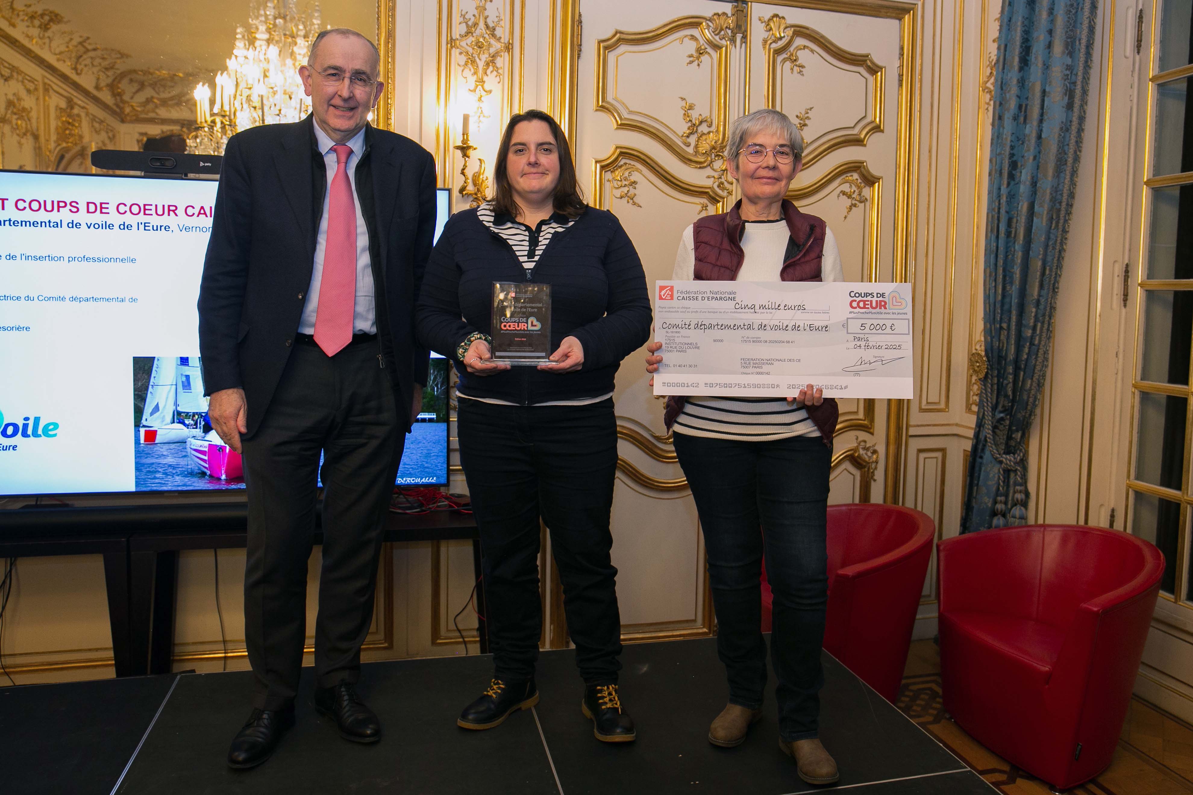 Remise du prix Coups de cœur Caisse d'Epargne