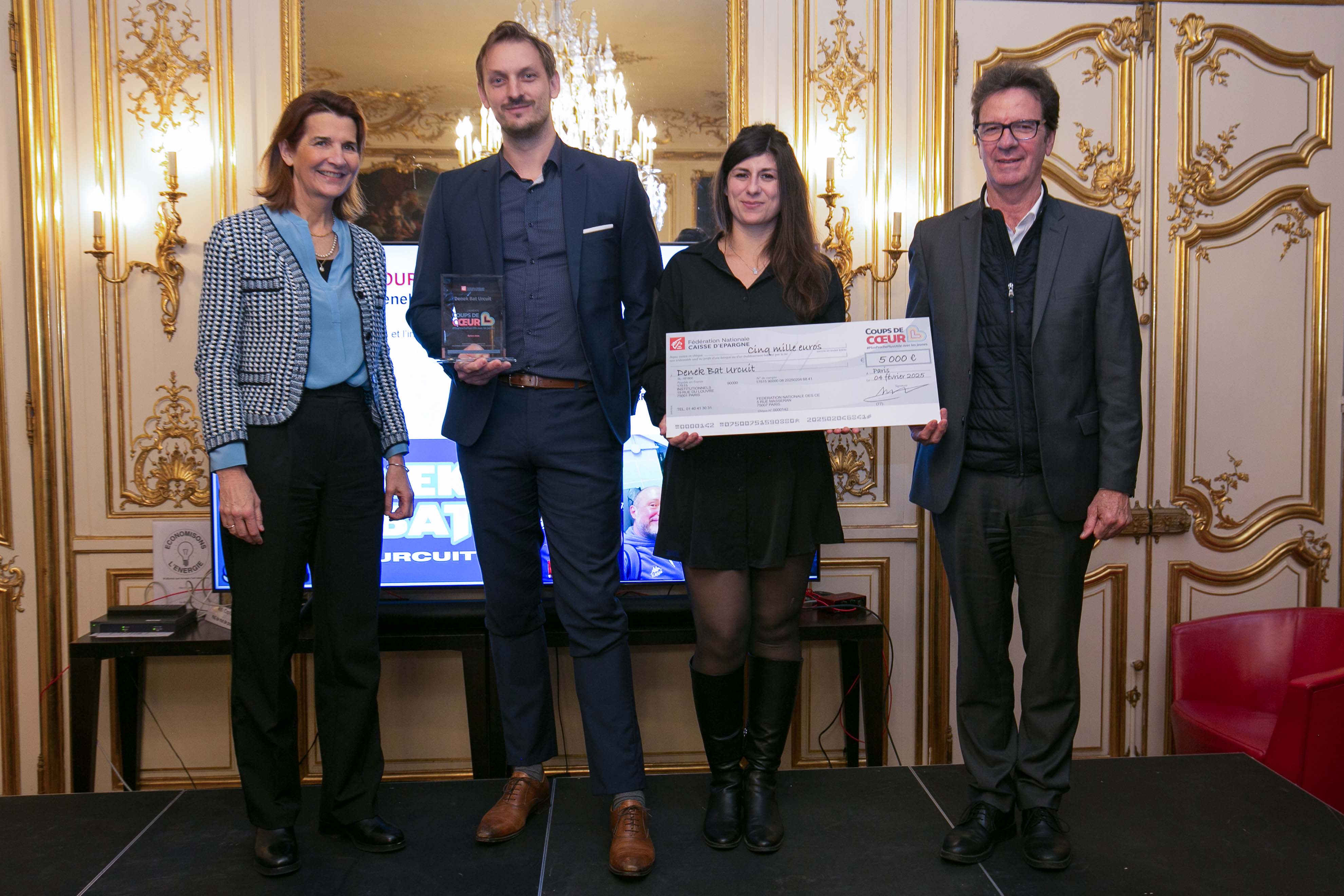 Remise du prix Coups de cœur Caisse d'Epargne