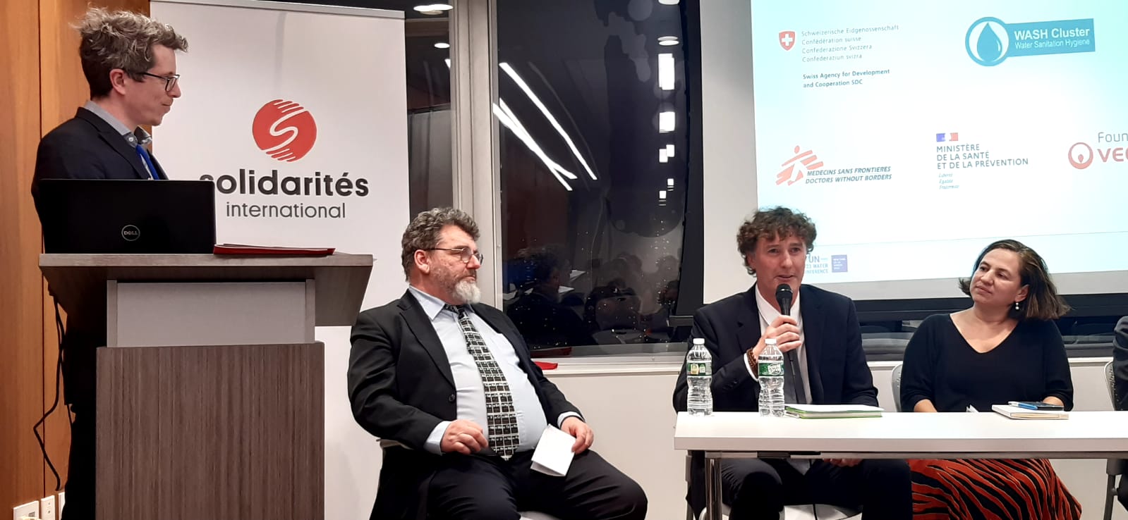 Le side-event “Reaffirming the Importance of Ending Cholera to Achieve SDG 6” qui s’est tenu mercredi 22 mars à New York.