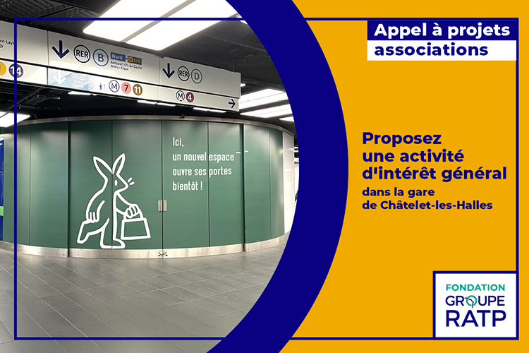 Photo de l'emplacement mis à disposition dans la gare de Châtelet - Les Halles