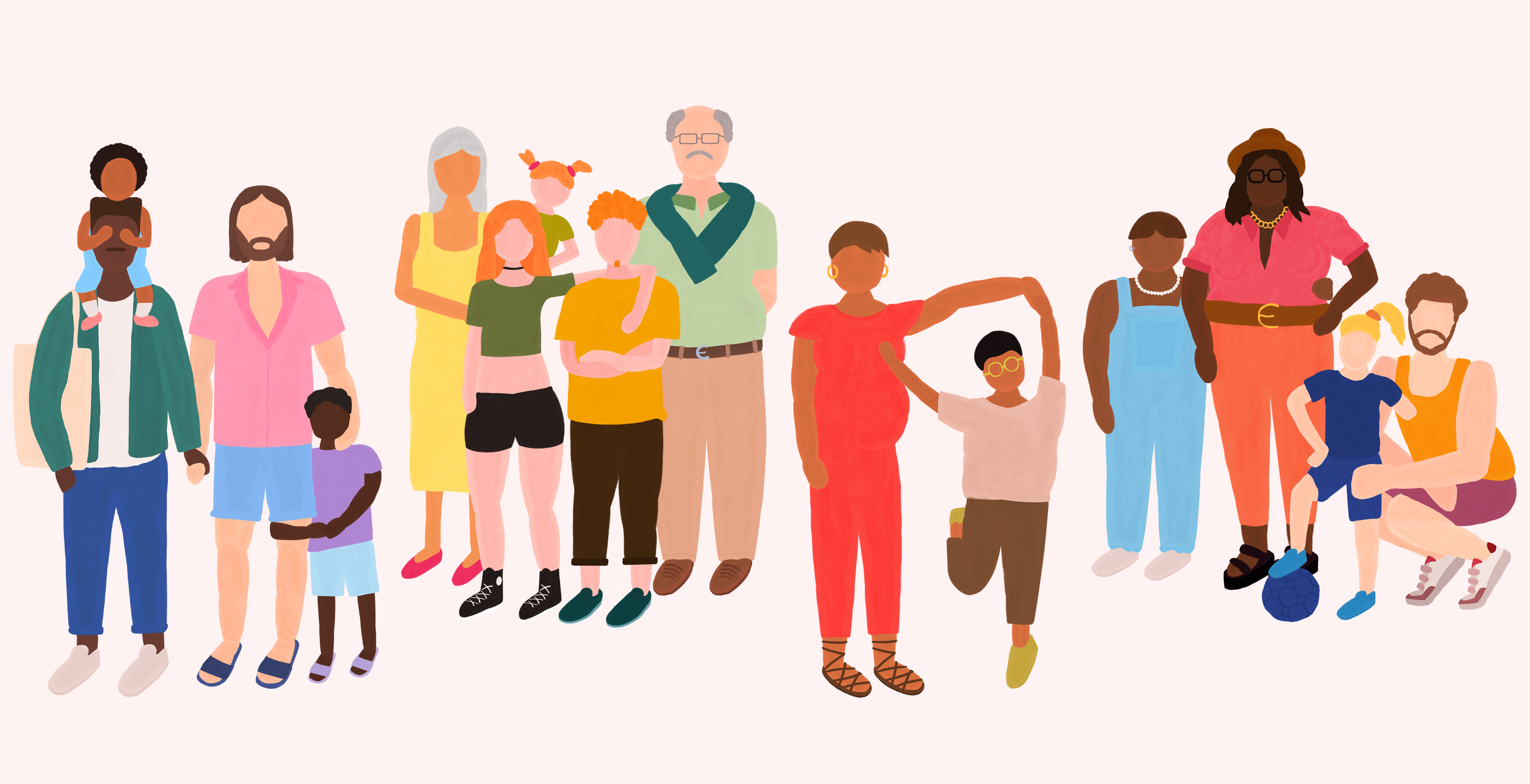 Illustration Familles Fondation Groupe PVCP