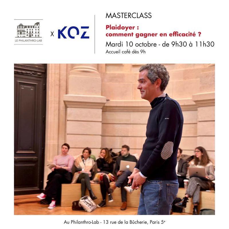 Masterclass « Plaidoyer : comment gagner en efficacité ? »