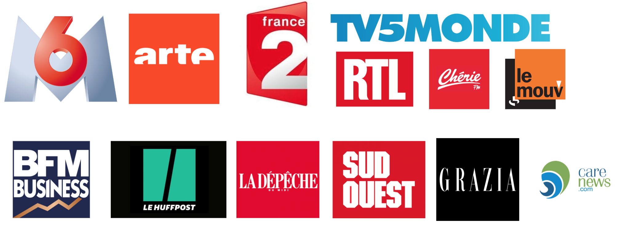 Nos partenaires médias des éditions Amalia