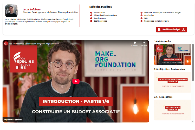 Site internet de Nos Epaules et Vos Ailes