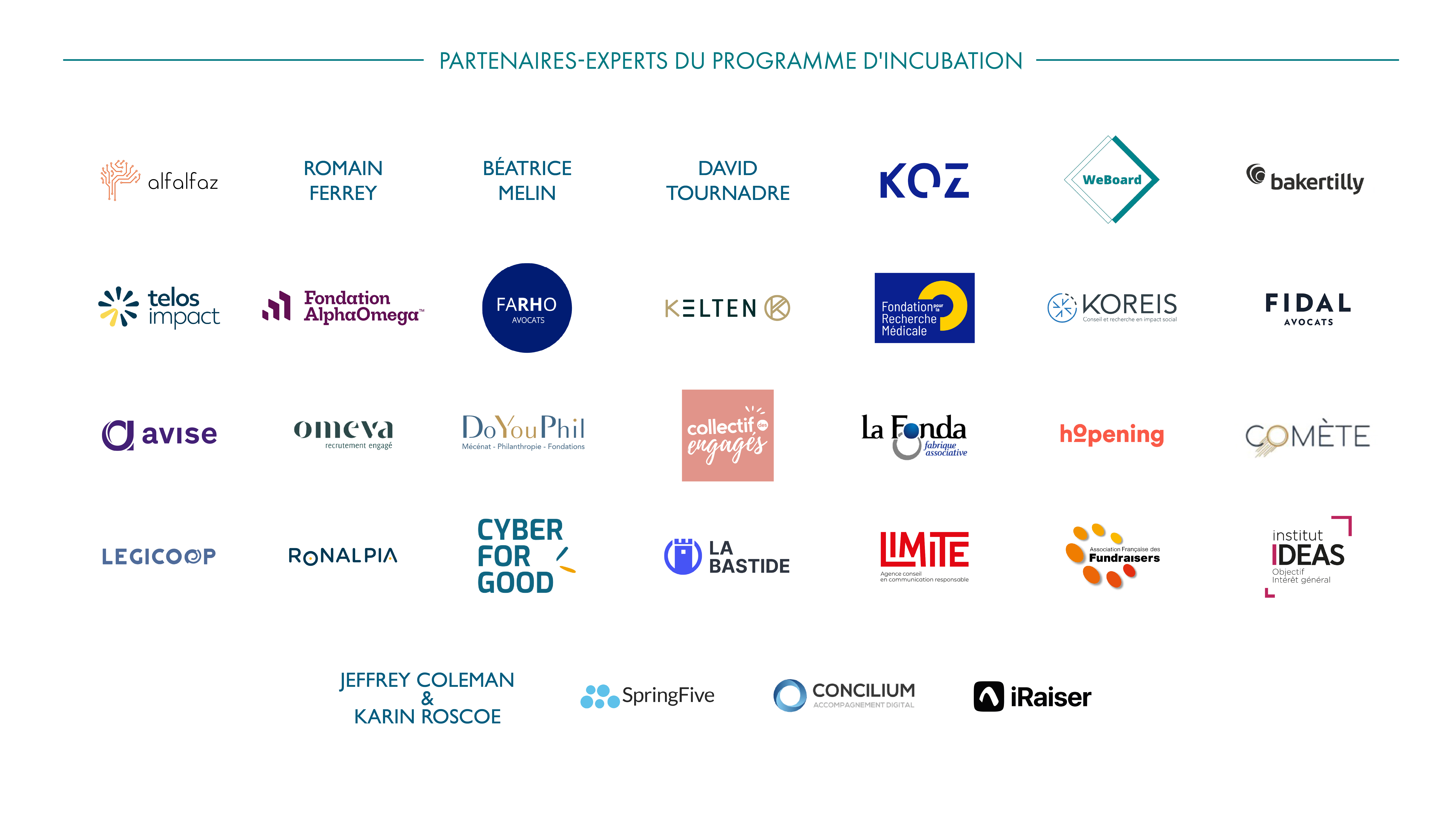 Partenaires-experts Incubateur 