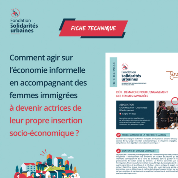 Fiche technique de la Fondation des solidarités urbaines / GRDR