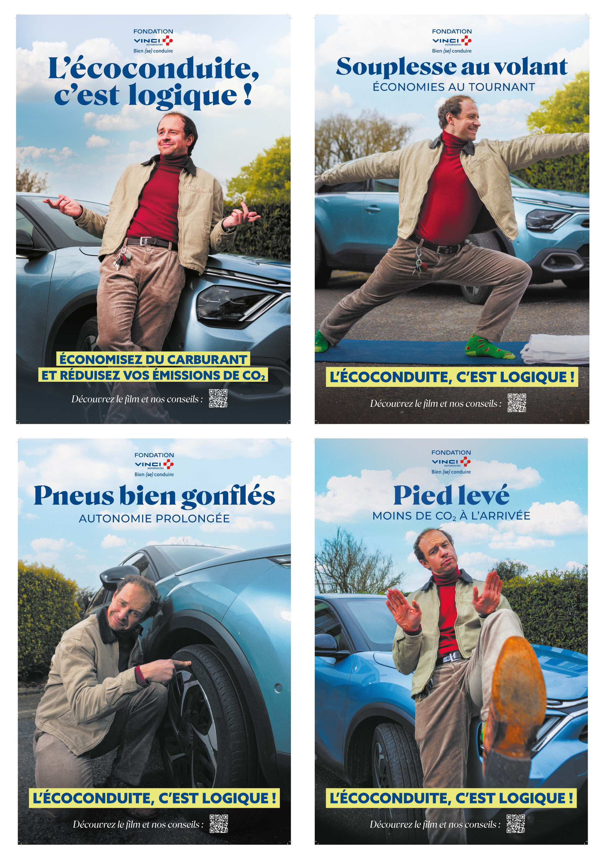 Affiches - Campagne L'écoconduite, c'est logique ! 