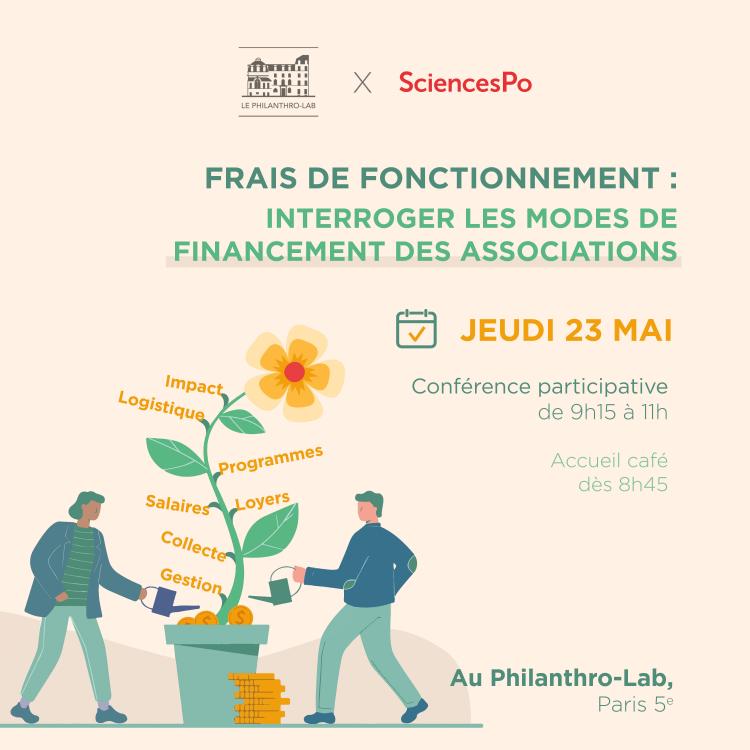 [Philanthro-Lab x Sciences Po] Conférence « Frais de fonctionnement : interroger le financement des associations »