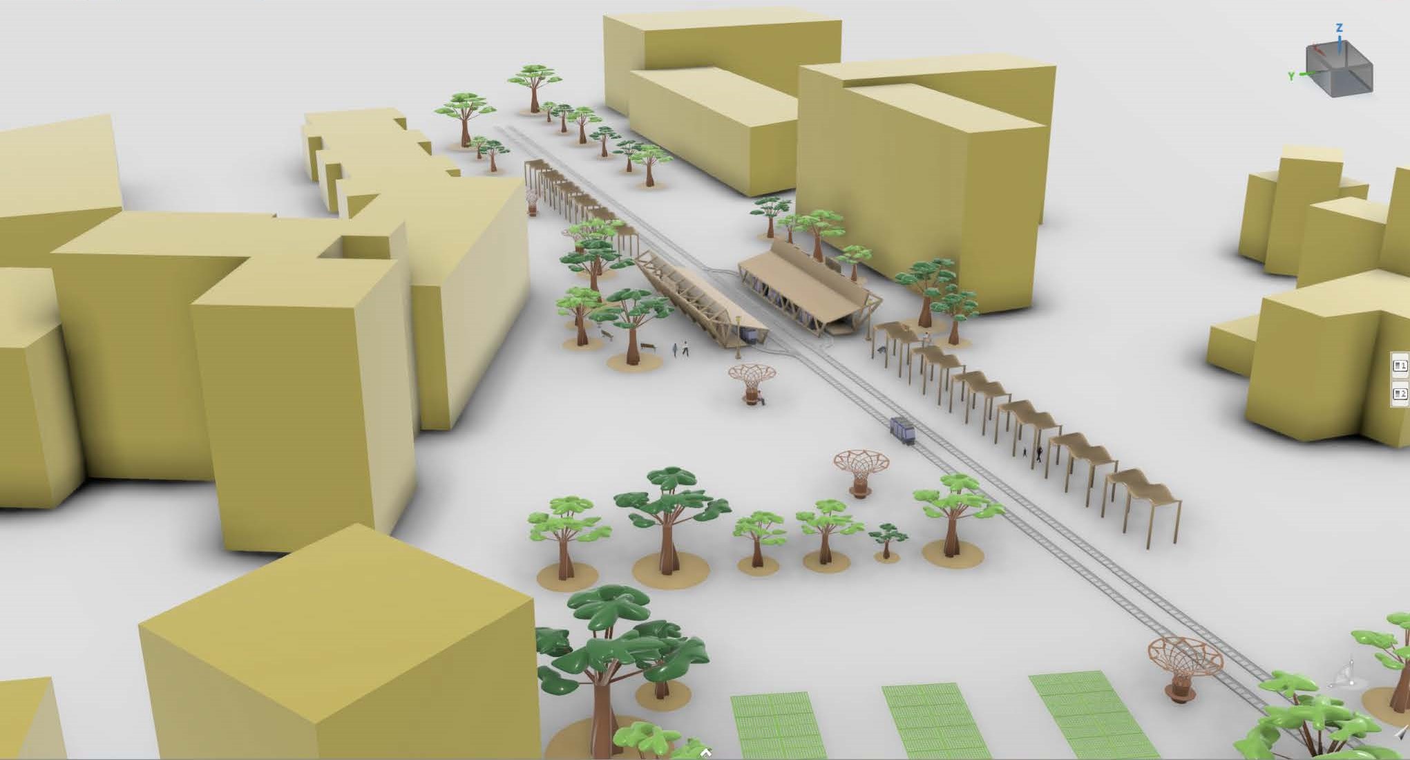 Grâce à e-Urban Manager, les futurs ingénieurs développent leurs compétences techniques en simulation 3D à travers un projet concret d’aménagement urbain 