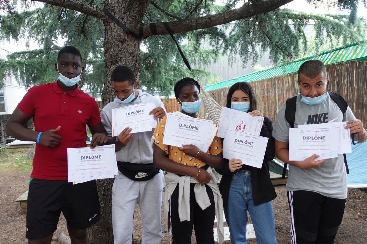 Jeunes ayant suivi le programme Pro Bono explorers