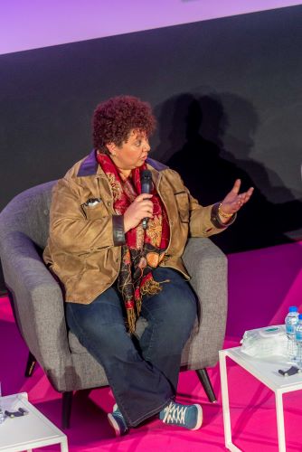 Houda Merimi au FestiComSanté
