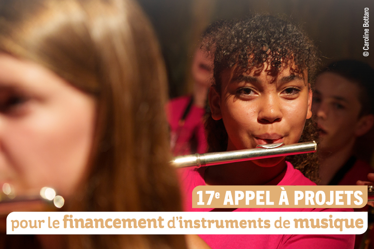 Appel à projets 2025 pour le financement d'instruments de musique