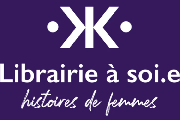 Le logo a été réalisé par la graphiste kif kif. Crédit photo : La librairie à soi.e.