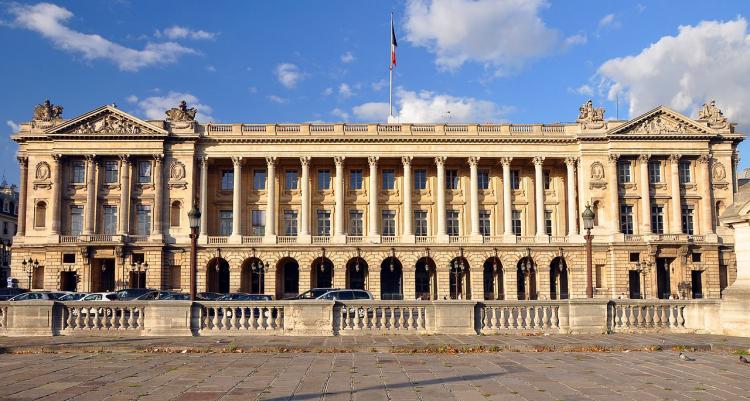 L'hôtel de la Marine à Paris, siège de la Fondation pour la mémoire de l'esclavage. Crédit photo : CC BY-SA 3.0.