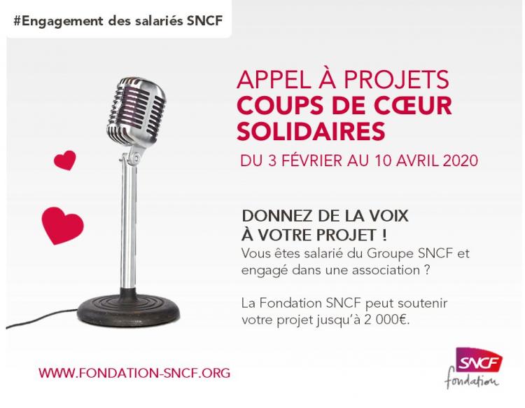 Fondation SNCF : l’édition 2020 des Coups de cœur Solidaires est lancée ! Crédit photo : Fondation SNCF