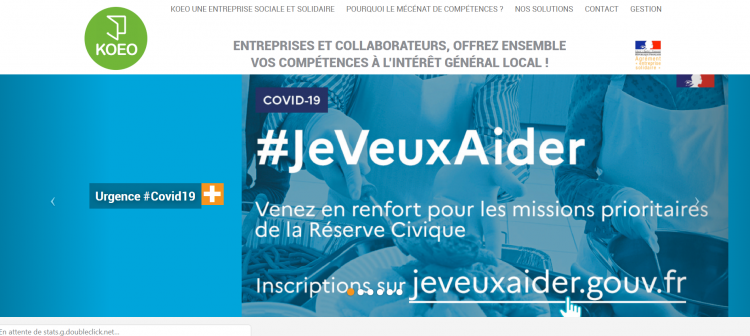Crise Covid-19 : KOEO se met à disposition des associations
