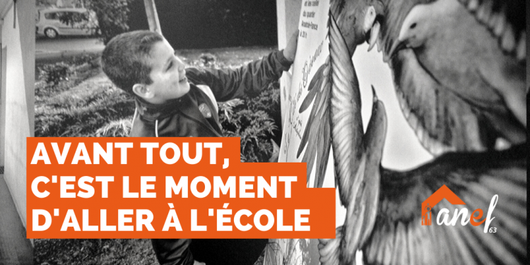 Jeune accompagné par l'association ANEF 63 : "Avant tout, c'est le moment d'aller à l'école"