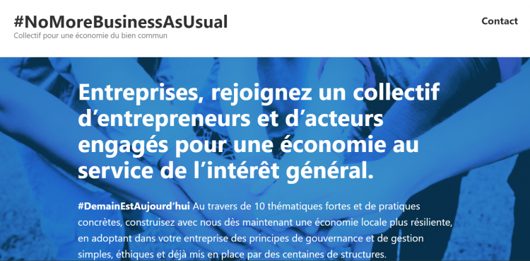 KOEO, co-initiateur du collectif #NoMoreBusinessAsUsual