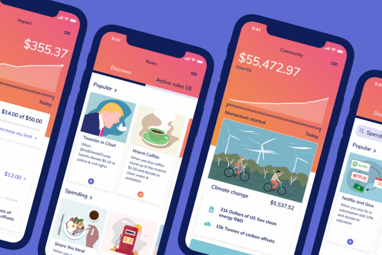 L'application est disponible sur iOS et Android. Crédit photo : Momentum.