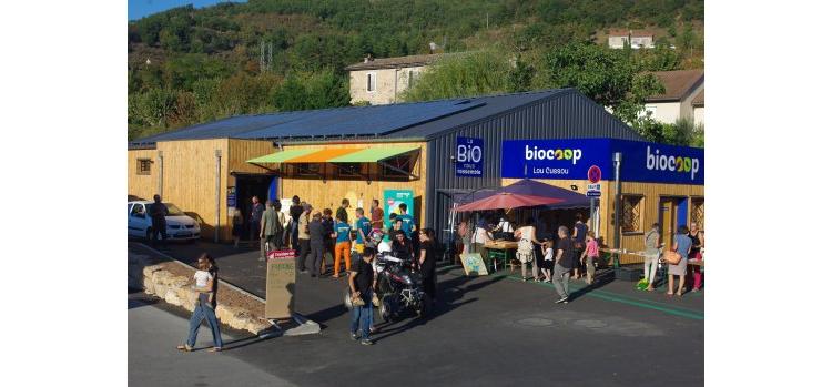 Biocoop Sainte Affrique. Crédit : Enercoop Midi Pyrénées
