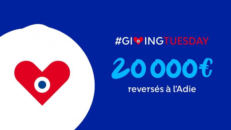 FDJ soutient le #GivingTuesday et remet 20 000 euros à l’Adie pour son fonds de soutien aux micro-entrepreneurs