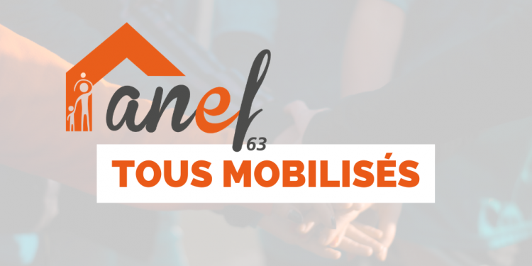 Logo ANEF 63 et slogan "Tous mobilisés"