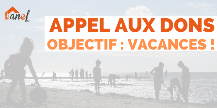 Appel aux dons : objectif vacances !