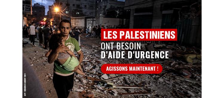 A Gaza, les Palestiniens ont besoin d'aide en urgence