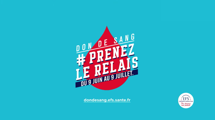EFS lance une nouvelle campagne pour mobiliser le grand public. Crédit : copie écran Youtube EFS