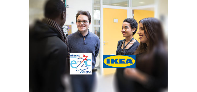 Partenariat Ikea et Réseau E2C France pour l'insertion des jeunes sans qualification