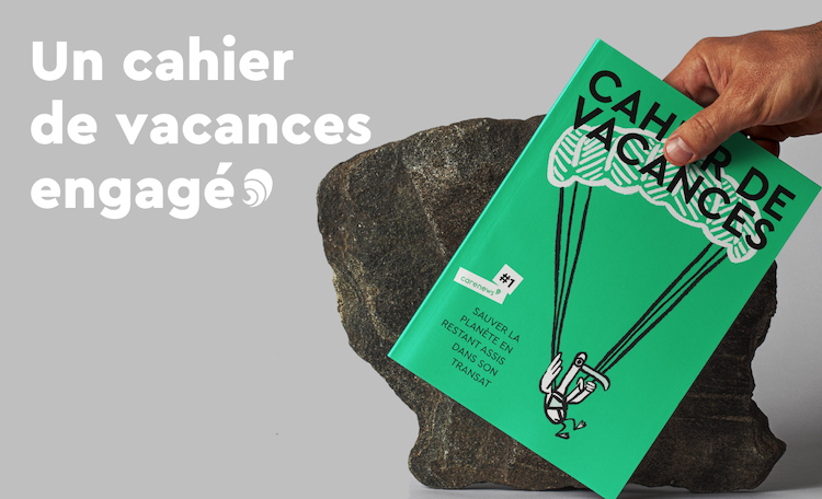 Carenews lance son cahier de vacances engagé. Couverture non définitive.