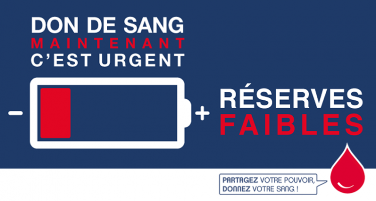 Illustration de la campagne de l'efs pour le don de sang