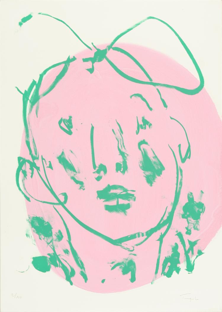Lithographie, Gérard Traquandi - "Manon"