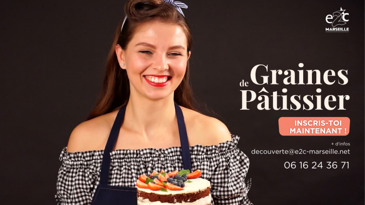 Visuel filière Graines de pâtissier E2C Marseille