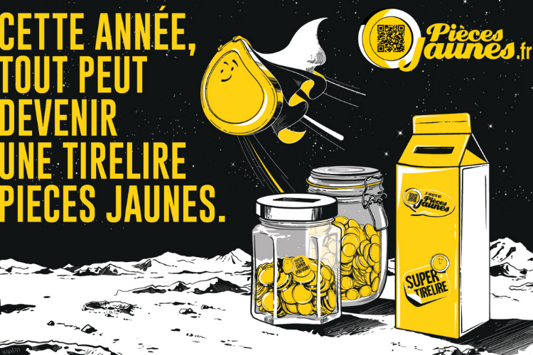 L'opération Pièces Jaunes débute ce 12 janvier. Crédit : La Fondation des Hôpitaux.