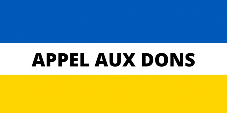 Appel aux dons pour l'Ukraine / Agence du Don en Nature