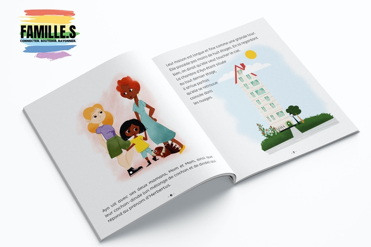 Le livre Ayo, Sohé et la potion paillettes, par le Collectif Famille.s
