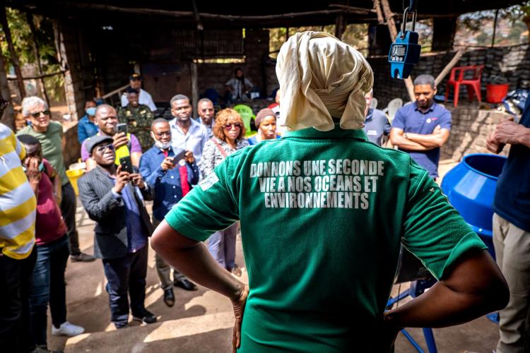 Inauguration en Guinée de la première micro-usine de recyclage pour BGS Recyplast, en présence des incubés de l’Offboard
