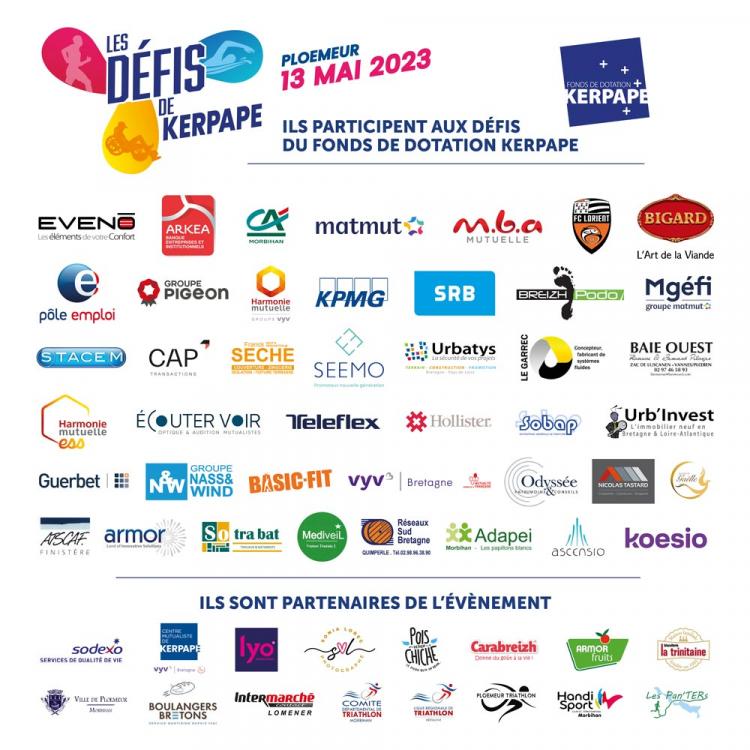 logos entreprises mécènes des Defis