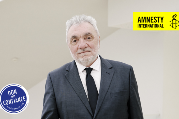 Jean-Claude Samouiller - président d'Amnesty International France labellisée "Don en Confiance"